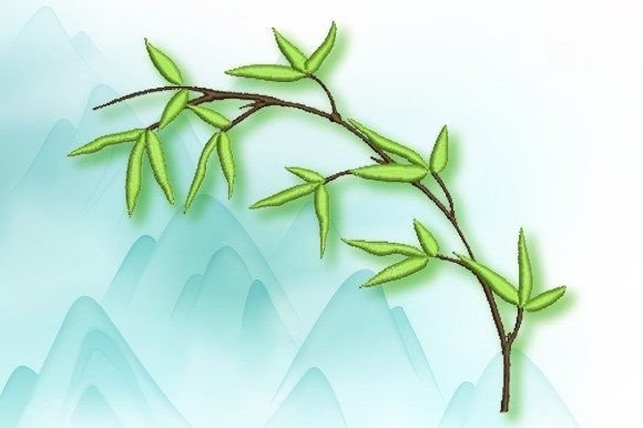 Branches with Green Leaves Design Review