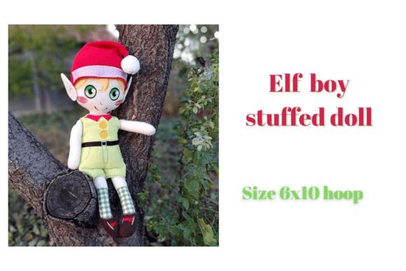 Christmas Elf Boy Doll ITH Review