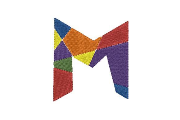 Diagonous M: A Designer's Take on a Bold Embroidery Shape
