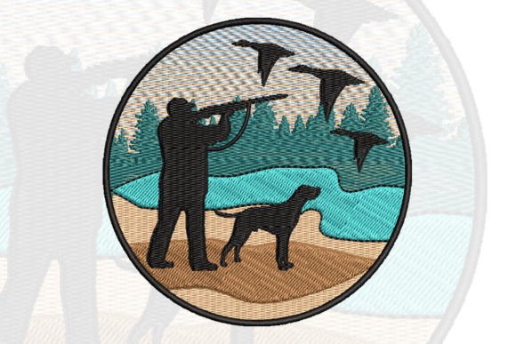 Hunter and Dog Embroidery Design Review