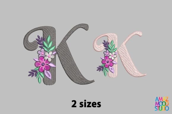 Letter K Floral Monogram Review for Gift Makers
