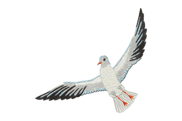 Sea Gull Bird in Flight