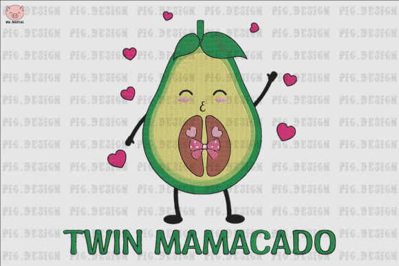 Twin Mamacado Embroidery Review